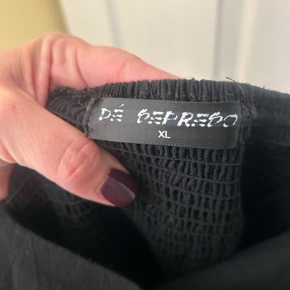 Black Sleeveless Square-Neck Midi Dress - Picture 7 of 7